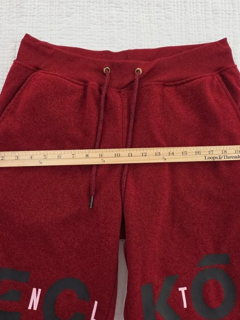 Ecko Unltd. Fleece Shorts Mens M (32-34) Maroon 10